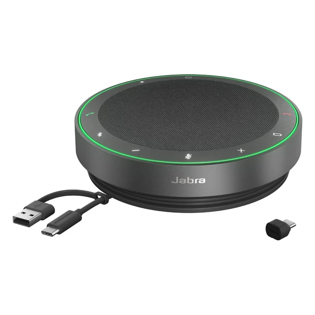 Jabra Speak2 75 Wireless Bluetooth Speakerphone | Full Range 65mm Speaker | Noise Cancelling Mics | Certified for Zoom & Google Meet