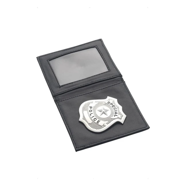 Placa de Policía Smiffys34040 en Cartera - Color Plata - Ref. 34040