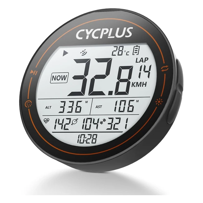 Ordenador Bicicleta GPS Cycplus M2 - Resistente al Agua - Compatible con Strava