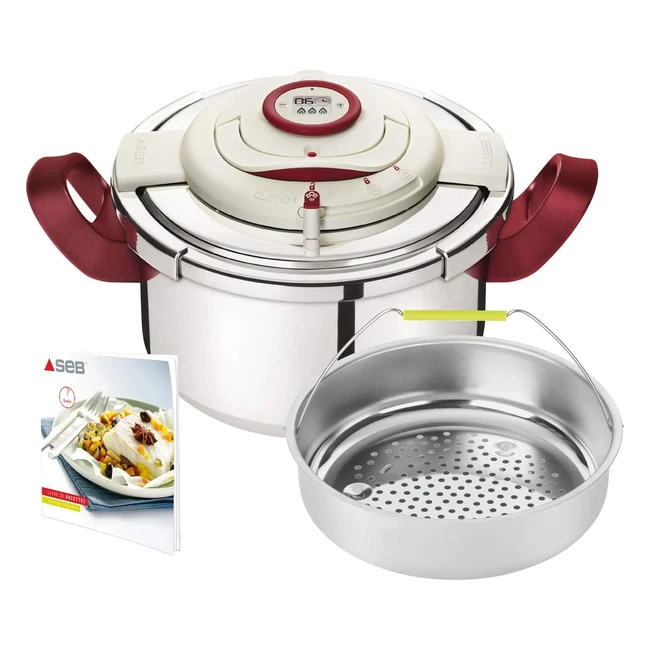 Autocuiseur Seb Clipso Precision Cocotteminute 6L - Cuisson Vapeur Induction - P4410706