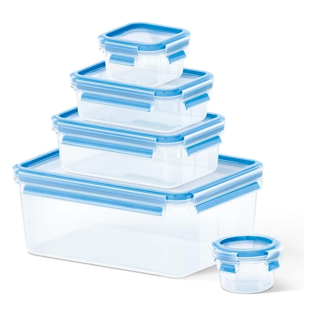 Tefal K3029012 Masterseal Fresh - Set 5 boîtes, Conservation Alimentaire