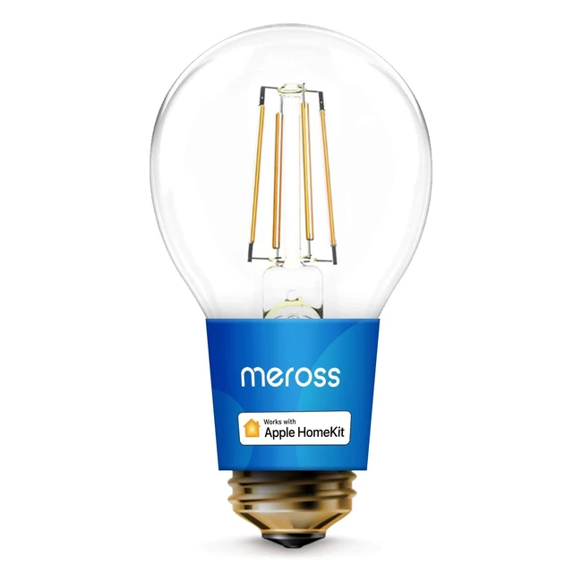 Ampoule LED Connectée E27 Filament Edison Intelligente 810 lm Blanc Chaud 2700K