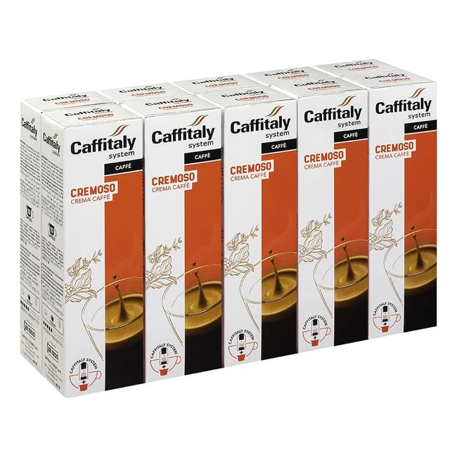 Caffitaly System - Capsule Originali RSMART Gusto Cremoso - 100 Capsule di Caff