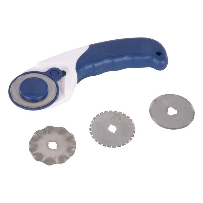 Roulette de découpe Silverline 184953 - 3 lames 45 mm - Coupe précise