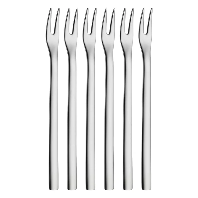 Lot de 6 fourchettes WMF 1291546040 - Cromargan Edelstahl 1810 - Design Jutta Keil