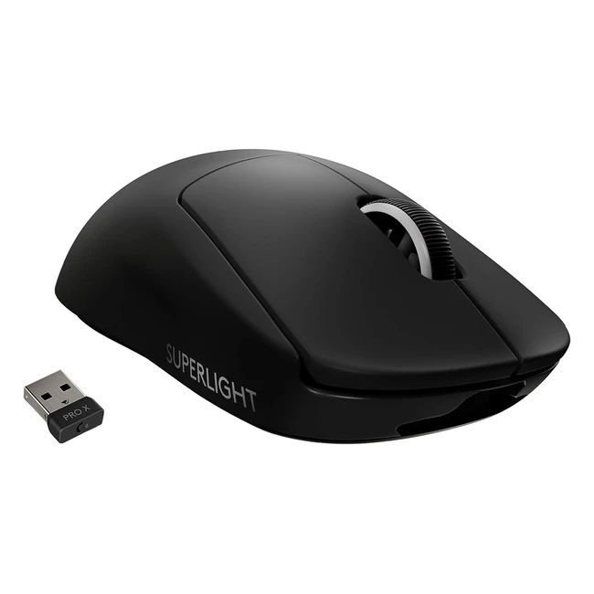 Logitech G Pro X Superlight - Kabellose Gamingmaus mit HERO 25K Sensor - Ultraleicht mit 63g - 5 programmierbare Tasten