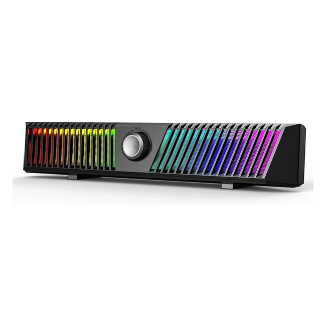 Altoparlanti Bluetooth Computer Sound Bar RGB con Subwoofer - Alta Qualit Audi