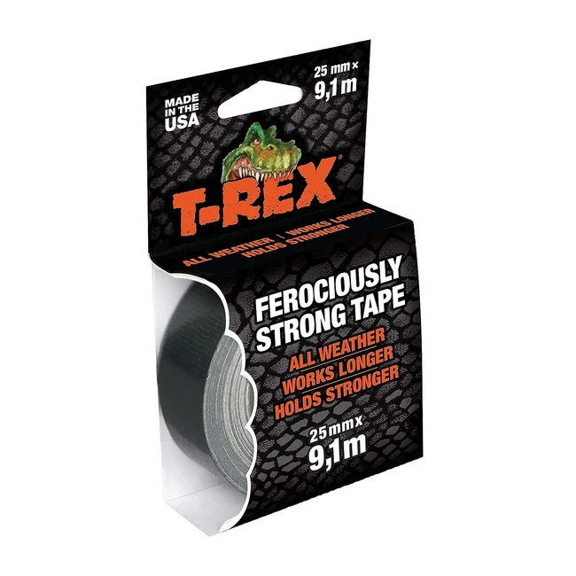 Trex 152390 - Nastro Telato Riparazioni 25mm x 91m - Estrema Forza Adesiva