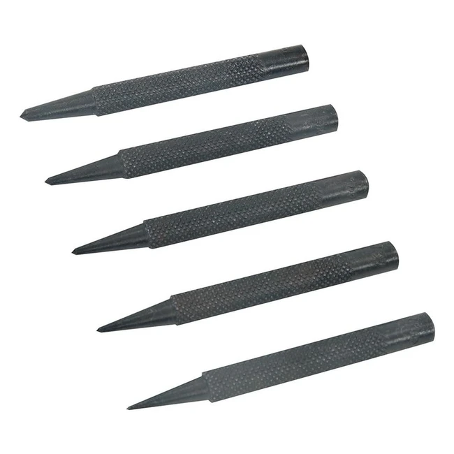 Set 5 Bulini Silverline PC13 - Punte lucidate e impugnatura zigrinata