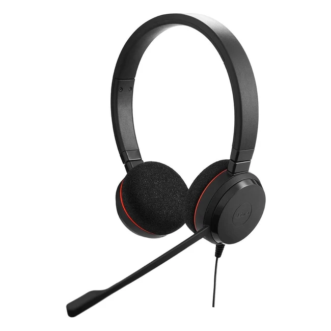 Jabra Evolve 20 UC Headset - Geräuschunterdrückung, Anrufverwaltung, Komfort