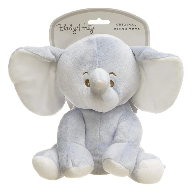 Peluche Éléphant Adora 25cm Bleu - Réf. 3830047238688 - Doux et de Haute Qualité