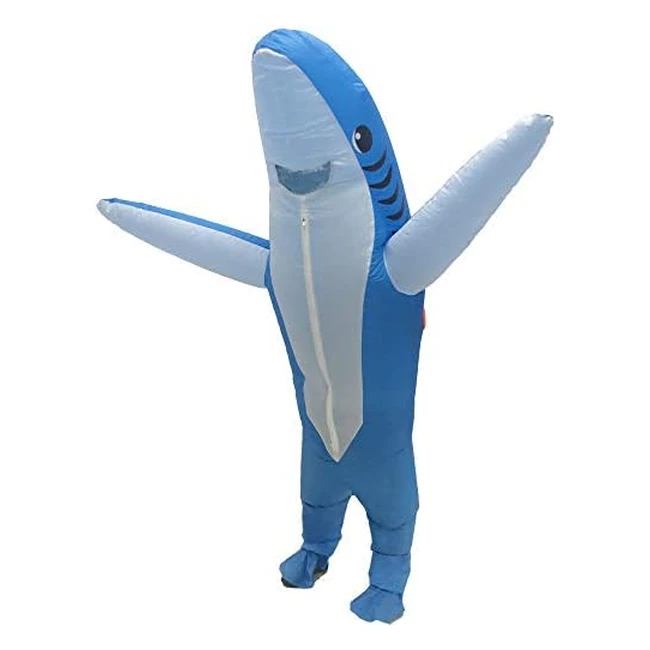 Disfraz Hinchable Tiburón para Adulto - Inflable y Divertido - Envío Rápido