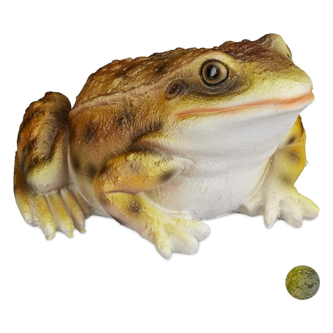 Rana da giardino resistente alle intemperie - Relaxdays