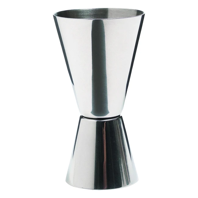 BarCraft Cocktail Jigger - Stainless Steel, Dual Spirit Measure Cup - 25ml/50ml