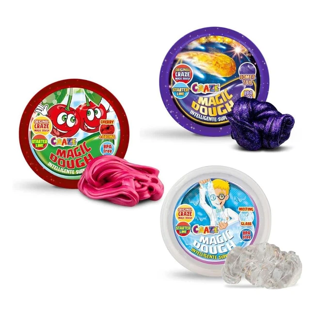 Craze Magic Dough Kinder-Zauber-Teig, elastisch und leicht formbar