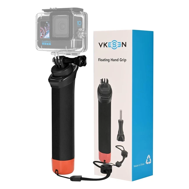 Impugnatura galleggiante per action cam GoPro Hero 11 10 9 8 7 DJI Osmo - Accessorio impermeabile