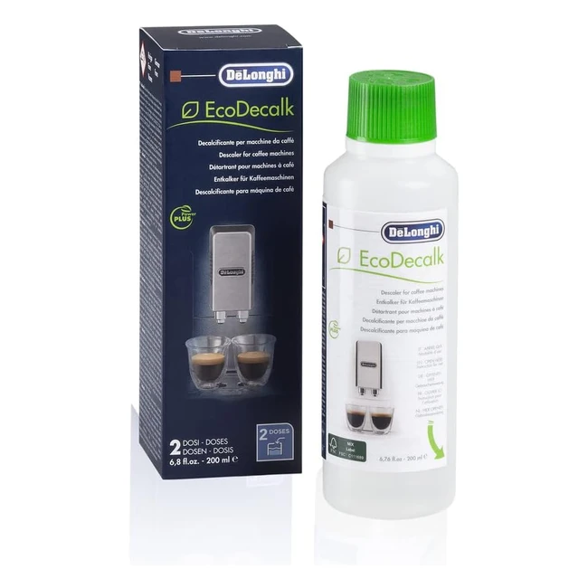Decalcificante Delonghi DLSC202 Ecodecalk 200 ml - Rimozione Calcare Rapida ed E