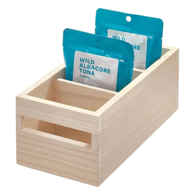 iDesign Aufbewahrungsbox mit Griffen und Fchern Kchenschrank Organizer aus 
