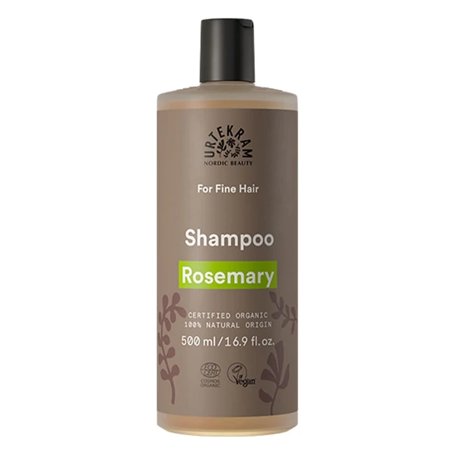 Shampoo Urtekram Rosmarino Capelli Fini Bio 500ml