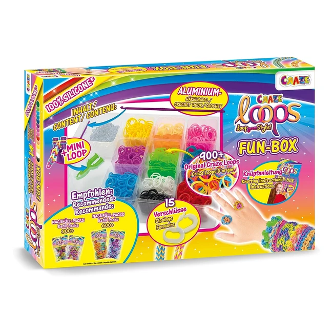 Craze Set Latch Rings Premium Farben Silikonringe Armband Silikon