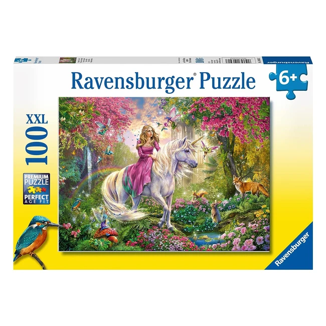 Ravensburger Unicorni Puzzle 100 Pezzi - Alta Qualit Atmosfera Fatata