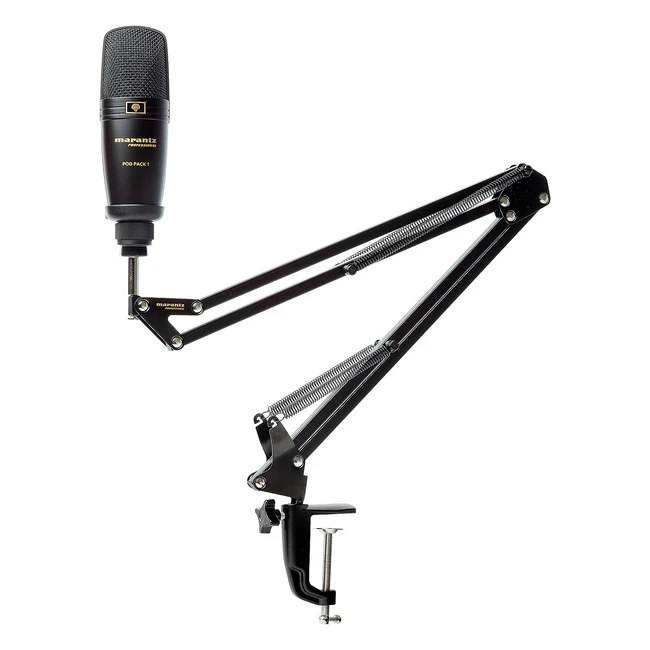 Marantz Pro Pod Pack 1 USB Condenser Studio Microphone Kit | Crisp Audio | Gaming, Streaming, Podcasting