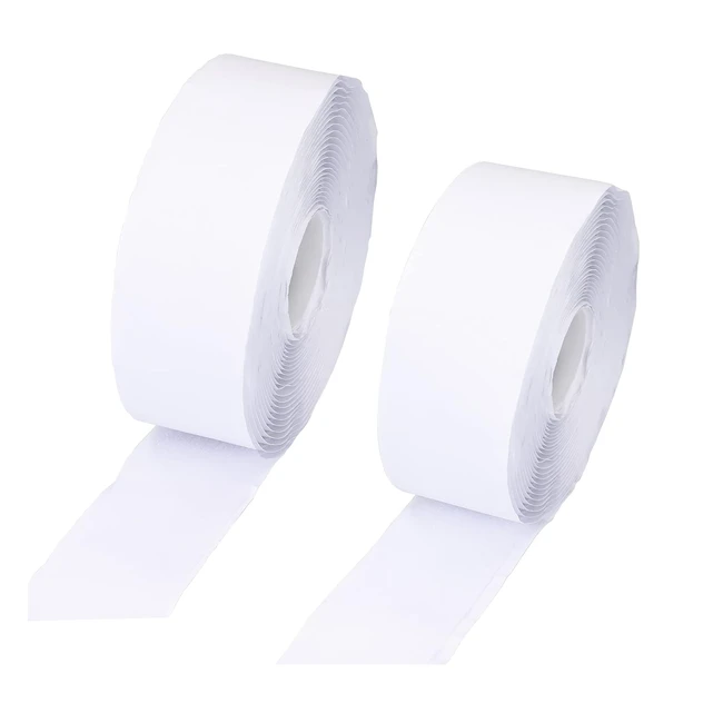 mumbi Klettband selbstklebend mit Haken und Flausch extra stark 16 mm x 25 m wei