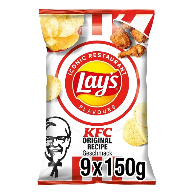 Lays KFC Kentucky Fried Chicken - Knusprig gewrzte Kartoffelchips fr eine ge