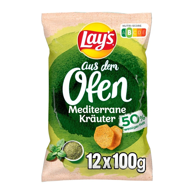 Lays aus dem Ofen - Mediterrane Kruter knusprig gewrzte Kartoffelchips mit 