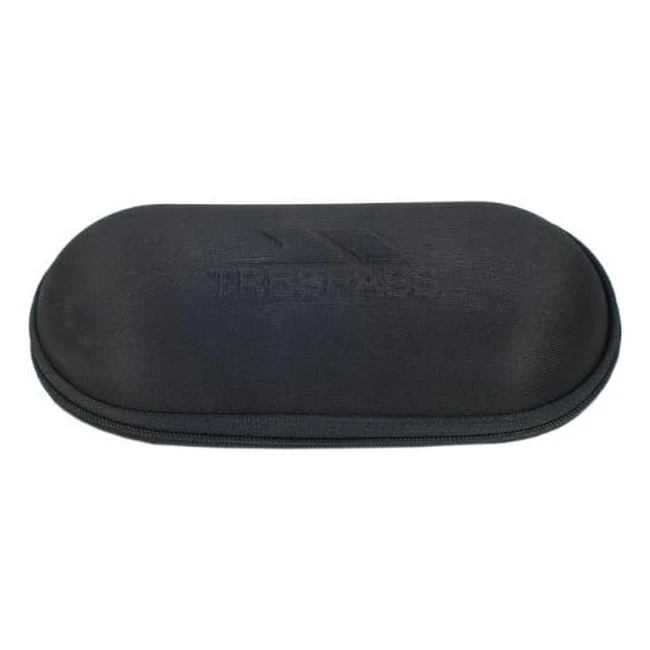 Trespass Egoistic Sunglasses Case - Black Neoprene, Inner Lining, UUACMIG10024_BLK