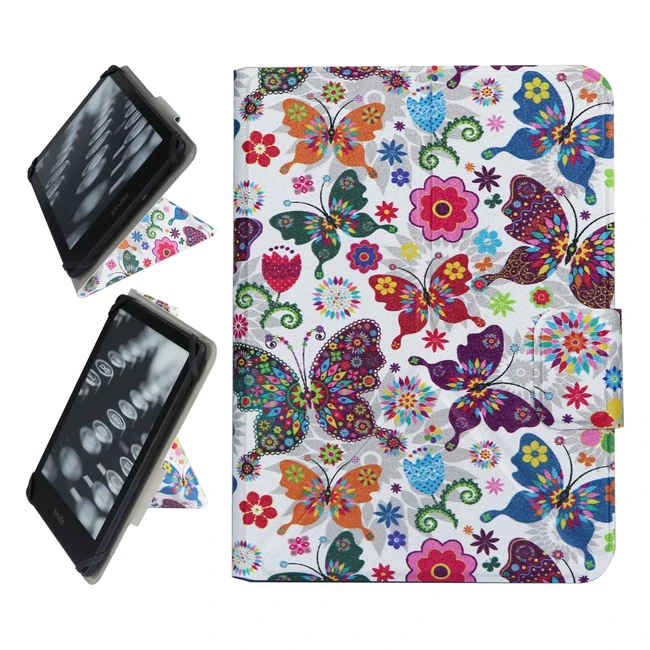 Funda Universal Zhaoco para Kindle, Kobo, Lenovo - Mariposa