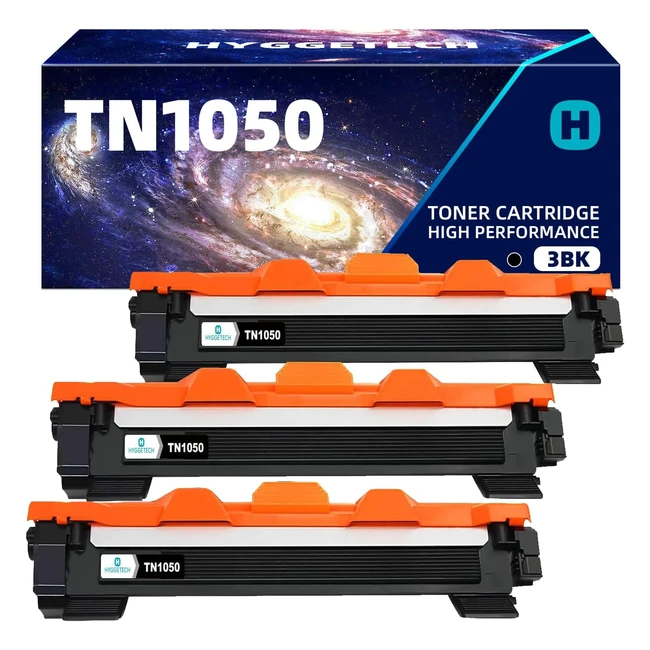 Paquete de 3 cartuchos de tóner compatibles Brother TN1050 - ¡Ahorra en costes de impresión!