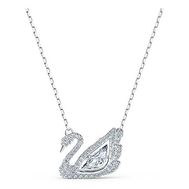 Collana Swarovski Dancing Swan con Pietre Bianche - Collezione 2021