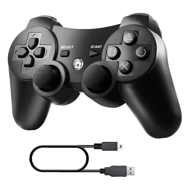 Diswoe P3 Wireless Controller - Double Shock Gaming Controller - Bluetooth Gamepad Joystick
