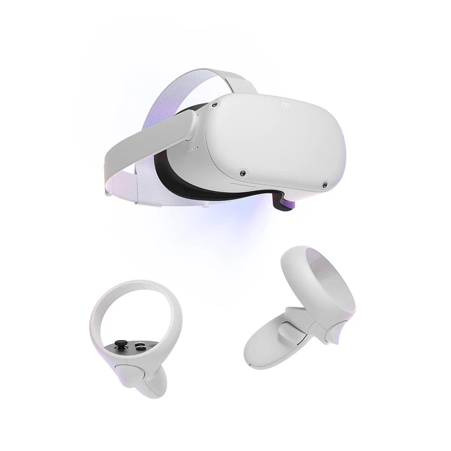 Meta Quest 2 VR-Headset 256 GB mit Elite-Riemen und Batterie