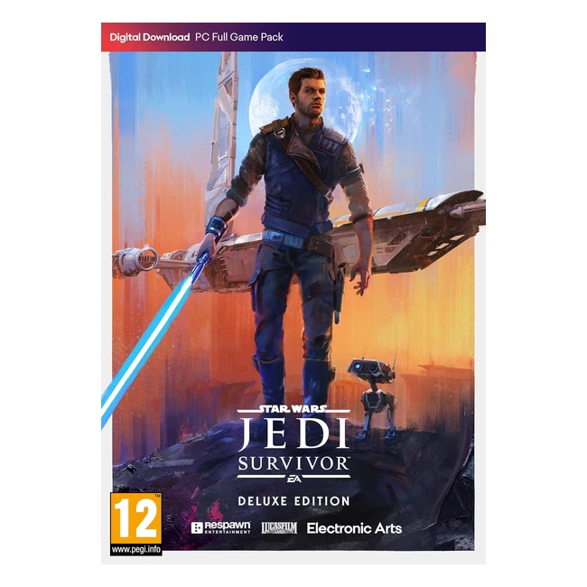 Star Wars Jedi Survivor Deluxe PC Code Origin - Cinematic Combat System New Pla