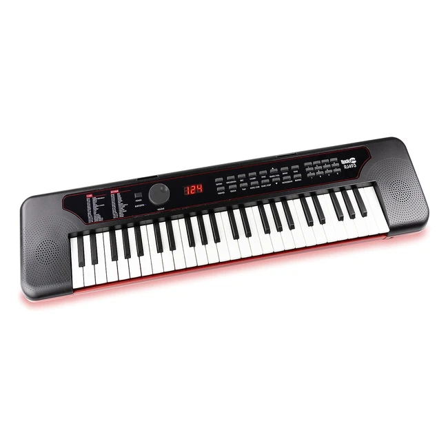 RockJam GO 49 Key Bluetooth MIDI Keyboard - Portable and Wireless
