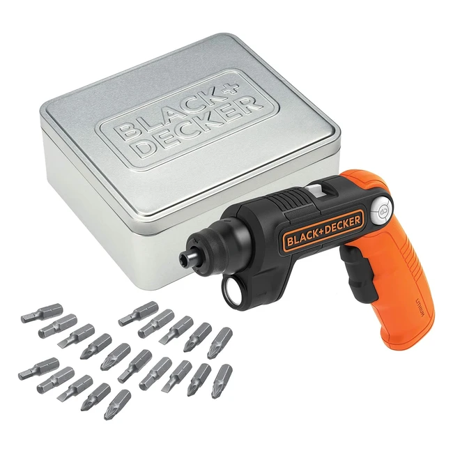 Avvitatore Black+Decker BDCSFL20ATQW - 36V - Design ergonomico - Torcia LED