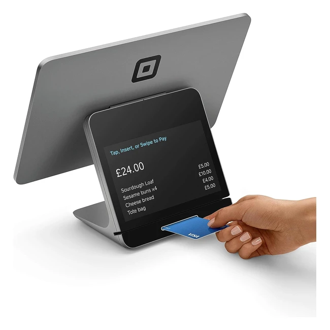 Square Register Integrated Payment Terminal - Accept Contactless, Chip & Pin Cards - UK Version