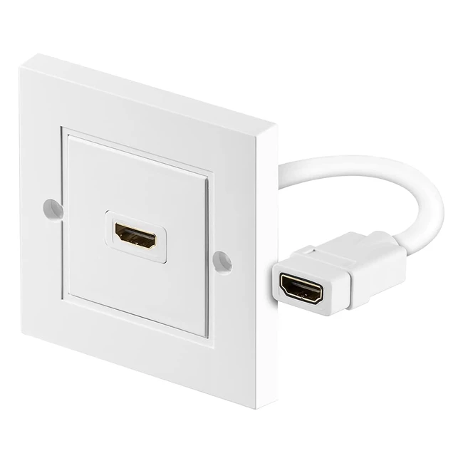 Presa da parete HDMI Goobay 51722 - Alta definizione e compatibilit HDCP
