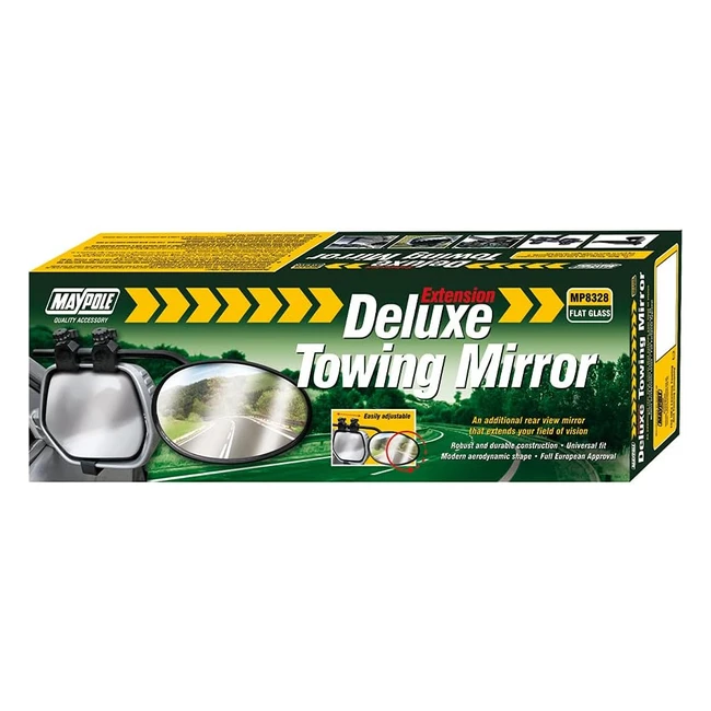 Rtroviseur de caravane universel Maypole 8328R en verre plat - Qualit supr