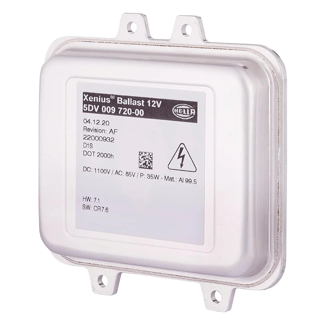 Hella 5DV 009 720001 Elkapcsol Xnon 12V - Protection contre la surchauffe améliorée