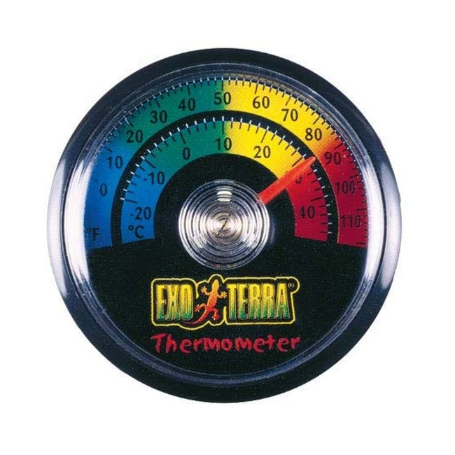 Exo Terra Dial Thermometer - Accurate Temperature Monitoring - Easy Installation