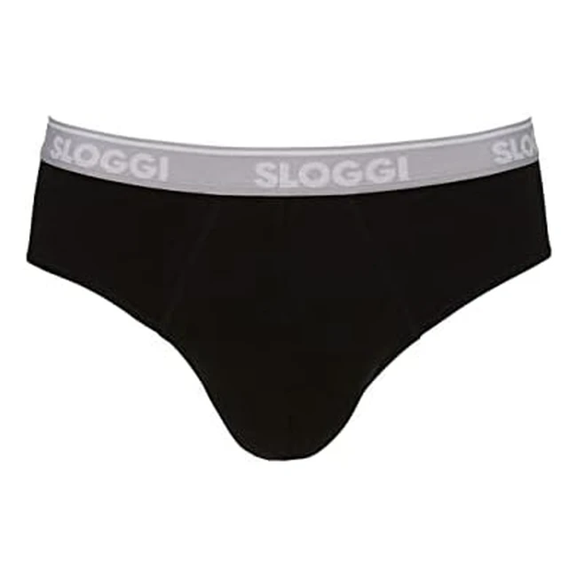 Calzoncillos Sloggi Men Go ABC Midi 6p Hombre Negro Black L