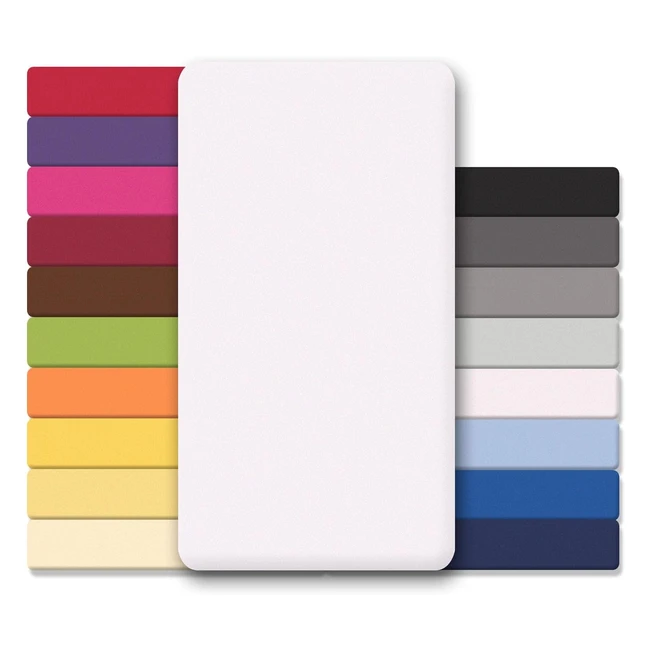 Sabanas ajustables Celinatex Lucina, algodón, 2er set, 90x200/100x200 cm, blanco nieve