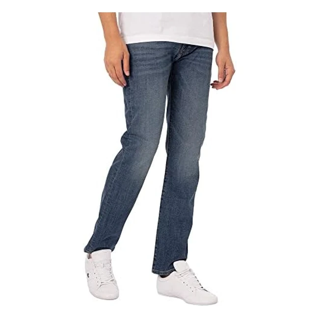 Lee Men's Extreme Motion Jeans - King Size, 30W 32L - Comfortable, Slim Fit