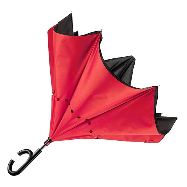 Parapluie invers coupe-vent avec ouverture inverse - Tempo di Saldi