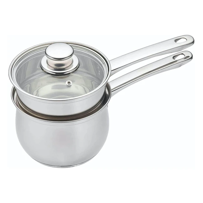Bao Mara de Induccin KitchenCraft, Doble Caldera, Acero Inoxidable, 16cm, 63, Plateado