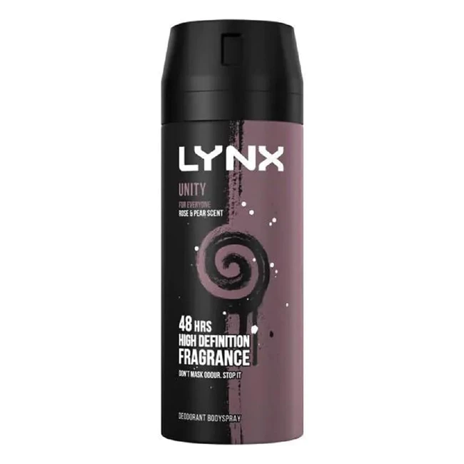 Lynx Unity Deodorant Pack - 48hr Protection, Rose Pear Fragrance