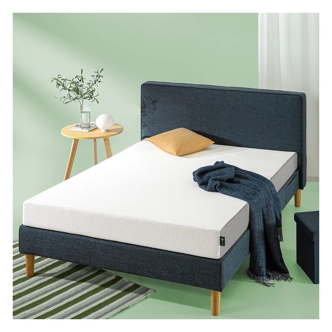 Zinus Cooling Essential Schaumstoffmatratze 100x200cm H3H4 - Anpassungsfähige orthopädische 7-Zonenmatratze